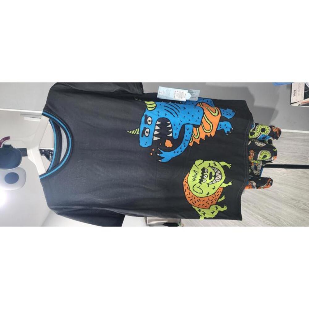 Kids' Monster Print Pajama Set XXL  16/18